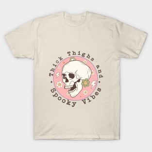 Thick Thighs and Spooky Vibes T-Shirt